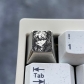 1U Titanium Alloy Artisan Keycaps Precision Pointillism for Mechanical Keyboard -Asuka